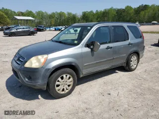 2006 Honda CR-V EX with VIN SHSRD78896U406294, listed as a Copart auction lot 53779395 with 197,280 mi miles and Salvage Title. Bid and sale history available at carsss.com. Image 1.