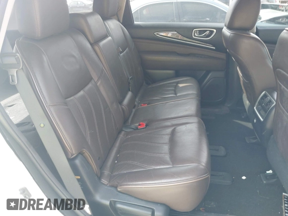 2013 Infiniti JX35 with VIN 5N1AL0MM7DC345759, listed as a IAAI auction lot 42154786 with 148,096 mi miles. Bid and sale history available at carsss.com. Image 8.