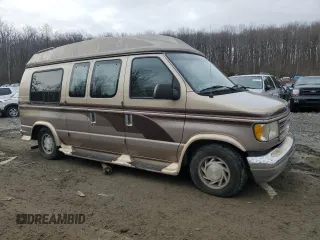 1995 Ford Econoline Cargo with VIN 1FDEE14N8SHA52902, listed as a Copart auction lot 44407505 with 81,474 mi miles and Salvage Title. Bid and sale history available at carsss.com. Image 4.