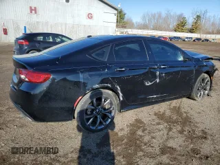 2015 Chrysler 200 S with VIN 1C3CCCBG1FN647510, listed as a Copart auction lot 48948775 with 131,252 mi miles and Salvage Title. Bid and sale history available at carsss.com. Image 3.