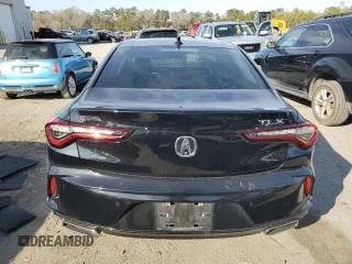 2021 Acura TLX w/Advance Package with VIN 19UUB5F60MA000571, listed as a Copart auction lot 88580765 with 75,572 mi miles and Salvage Title. Bid and sale history available at carsss.com. Image 6.