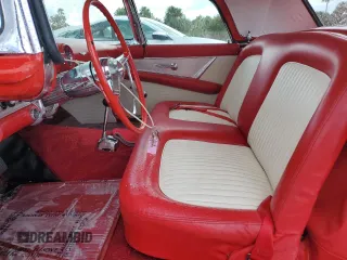1955 Ford Thunderbird with VIN P5FH185381, listed as a Copart auction lot 73986904 with 2,206 mi miles and Salvage Title. Bid and sale history available at DreamBid. Image 7.