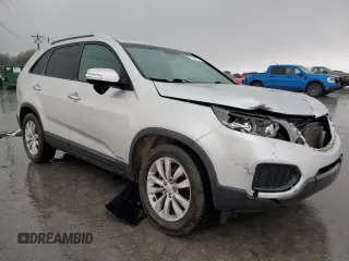 2011 Kia Sorento LX with VIN 5XYKTDA23BG046183, listed as a Copart auction lot 51247195 with 114,497 mi miles and Salvage Title. Bid and sale history available at carsss.com. Image 4.