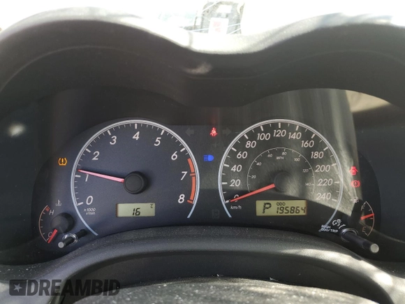 2011 Toyota Corolla L with VIN 2T1BU4EE2BC616994, listed as a Copart auction lot 54421255 with 195,864 mi miles and Non Repairable. Bid and sale history available at carsss.com. Image 9.