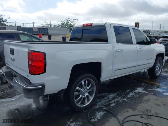 2015 Chevrolet Silverado 1500 LTZ with VIN 3GCUKSEC8FG164515, listed as a IAAI auction lot 40711690 with 91,440 mi miles. Bid and sale history available at carsss.com. Image 4.