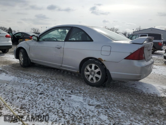2003 Honda Civic EX with VIN 1HGEM21953L067345, listed as a Copart auction lot 43587705 with Not Provided miles and Salvage Title. Bid and sale history available at DreamBid. Image 2.