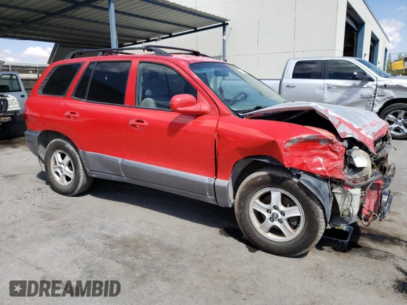 2003 Hyundai Santa Fe GLS with VIN KM8SC73D93U521654, listed as a Copart auction lot 70524074 with 184,939 mi miles and Salvage Title. Bid and sale history available at carsss.com. Image 4.
