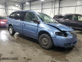 2007 Chrysler Town & Country LWB LX with VIN 2A4GP44R17R343579, listed as a Copart auction lot 71391434 with 0 mi miles and Salvage Title. Bid and sale history available at carsss.com. Image 4.
