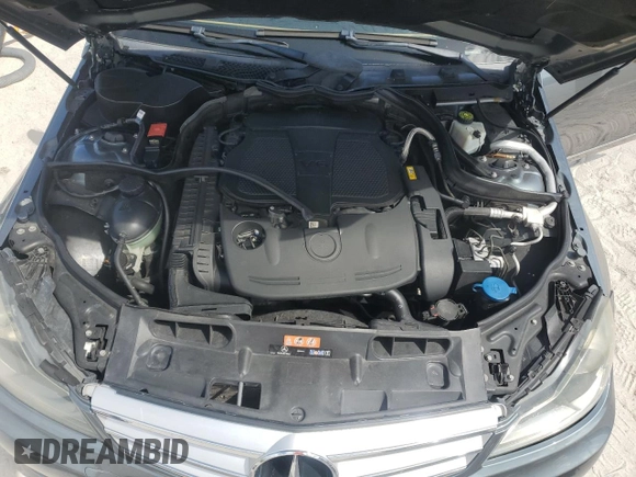 2012 Mercedes-Benz C 350 Sport with VIN WDDGF5HB8CR216801, listed as a Copart auction lot 47531855 with 125,259 mi miles and Non Repairable. Bid and sale history available at DreamBid. Image 11.