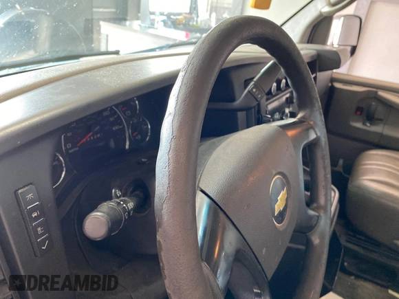 2015 Chevrolet Express Cargo with VIN 1GCWGFCG0F1145334, listed as a IAAI auction lot 42610461 with 143,162 mi miles and . Bid and sale history available at DreamBid. Image 30.