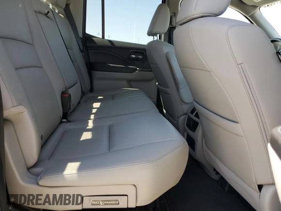 2019 Honda Ridgeline RTL-T with VIN 5FPYK2F68KB003907, listed as a Copart auction lot 61276325 with 59,612 mi miles and Salvage title. Bid and sale history available at DreamBid. Image 10.