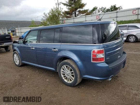 2019 Ford Flex SEL z VIN 2FMHK6C83KBA38465, wystawiony jako Copart lot #55235475 z przebiegiem 58 935 mil mil oraz Czysty tytuł • Clean title. Historia ofert i sprzedaży dostępna na DreamBid. Obrazek 2.