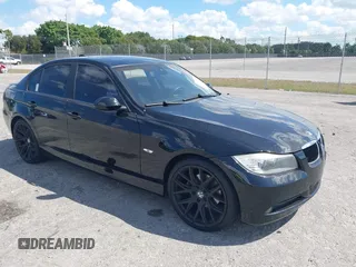 2007 BMW 3 Series 328i with VIN WBAVA33597PV67611, listed as a IAAI auction lot 41856072 with 209,720 mi miles and . Bid and sale history available at DreamBid. Image 1.
