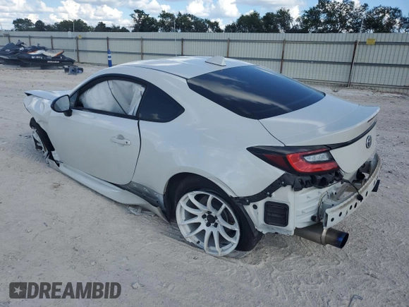 2023 Toyota GR86 with VIN JF1ZNBC11P8756477, listed as a Copart auction lot 72269174 with 22,121 mi miles and Salvage Title. Bid and sale history available at carsss.com. Image 2.