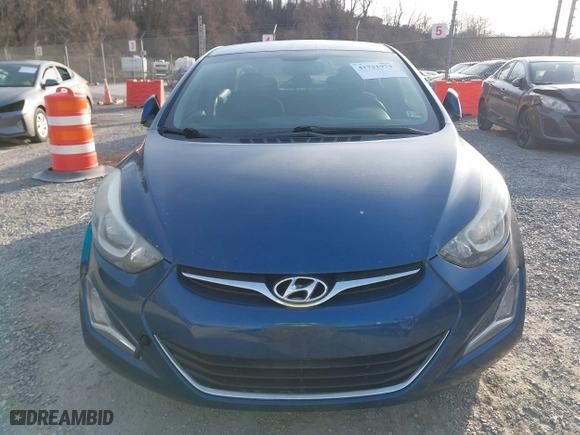 2016 Hyundai Elantra SE with VIN KMHDH4AE5GU600930, listed as a IAAI auction lot 41731973 with 184,414 mi miles. Bid and sale history available at carsss.com. Image 12.
