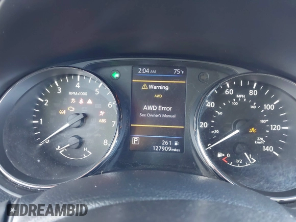 2018 Nissan Rogue SV with VIN KNMAT2MVXJP555608, listed as a IAAI auction lot 41980026 with 127,909 mi miles and . Bid and sale history available at carsss.com. Image 7.
