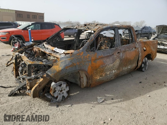 2017 Honda Ridgeline RTL-T with VIN 5FPYK3F69HB009326, listed as a Copart auction lot 48745025 with Not provided miles and Salvage title. Bid and sale history available at DreamBid. Image 1.