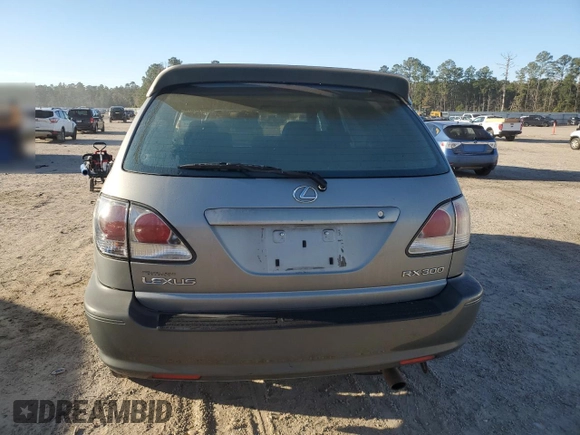2003 Lexus RX 300 with VIN JTJGF10U230162476, listed as a Copart auction lot 42698575 with 235,449 mi miles and Salvage Title. Bid and sale history available at carsss.com. Image 6.