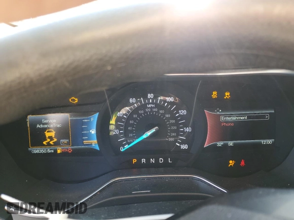 2017 Ford Fusion SE with VIN 3FA6P0H71HR355770, listed as a Copart auction lot 44199754 with 98,350 mi miles and Salvage title. Bid and sale history available at DreamBid. Image 9.