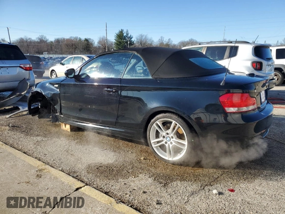 2010 BMW 1 Series 135i with VIN WBAUN9C52AVK41235, listed as a Copart auction lot 85384434 with 84,636 mi miles and Salvage title. Bid and sale history available at DreamBid. Image 2.