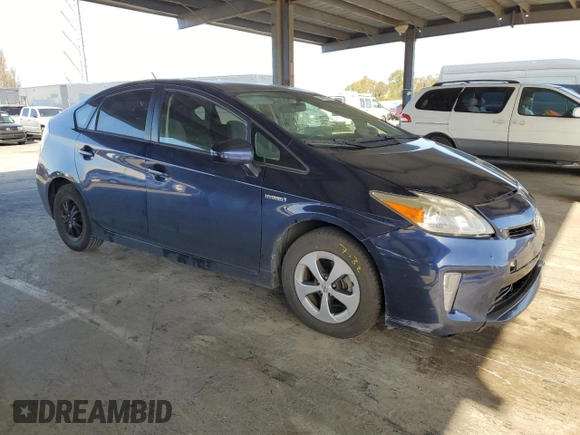 2013 Toyota Prius One with VIN JTDKN3DUXD1725534, listed as a Copart auction lot 51963425 with 188,447 mi miles and Salvage Title. Bid and sale history available at DreamBid. Image 4.