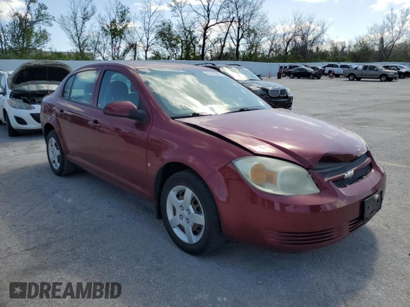 2008 Chevrolet Cobalt LT with VIN 1G1AL58FX87140490, listed as a Copart auction lot 53113885 with 91,486 mi miles and Salvage Title. Bid and sale history available at DreamBid. Image 4.