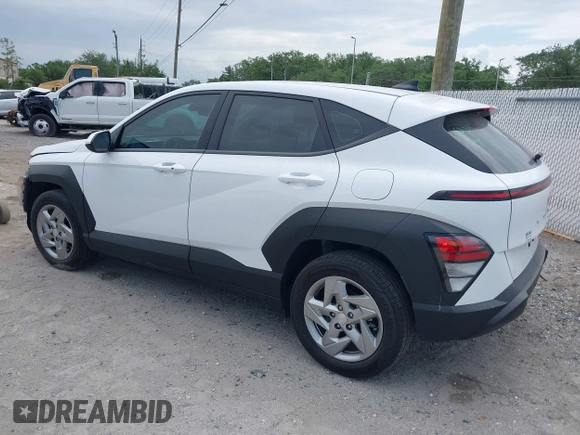 2024 Hyundai Kona SE with VIN KM8HA3AB7RU131235, listed as a IAAI auction lot 41971756 with 10,568 mi miles. Bid and sale history available at carsss.com. Image 3.