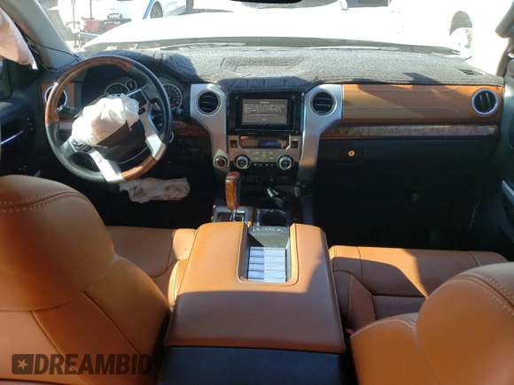 2016 Toyota Tundra 4WD Truck Platinum with VIN 5TFAW5F19GX516665, listed as a Copart auction lot 82932694 with 146,222 mi miles and Salvage Title. Bid and sale history available at carsss.com. Image 8.