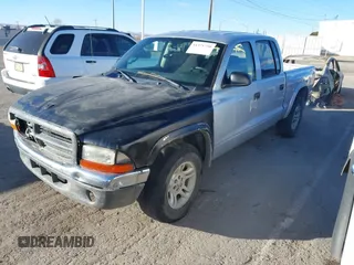 2004 Dodge Dakota Sport with VIN 1D7HL38K84S713231, listed as a IAAI auction lot 41371750 with 269,415 mi miles. Bid and sale history available at carsss.com. Image 2.