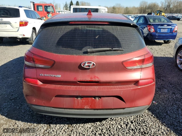 2018 Hyundai Elantra GT with VIN KMHH35LE8JU027290, listed as a Copart auction lot 47140625 with 35,093 mi miles and Clean Title. Bid and sale history available at carsss.com. Image 6.