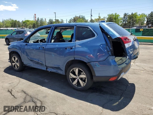 2020 Subaru Forester Touring with VIN JF2SKAXC9LH452951, listed as a Copart auction lot 56428495 with 12,390 mi miles and Salvage title. Bid and sale history available at DreamBid. Image 2.