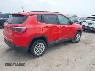 2018 Jeep Compass Sport with VIN 3C4NJCAB0JT461627, listed as a IAAI auction lot 42279936 with 126,930 mi miles and . Bid and sale history available at DreamBid. Image 4.