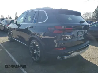 2025 BMW X5 sDrive40i with VIN 5UX13EU09S9Y23879, listed as a Copart auction lot 43774515 with 210 mi miles and Salvage Title. Bid and sale history available at carsss.com. Image 2.