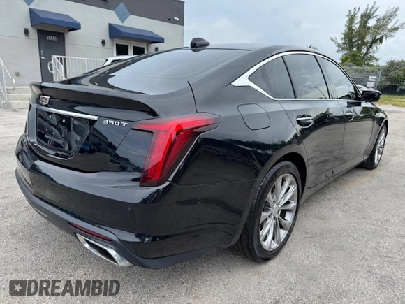 2020 Cadillac CT5 Premium Luxury with VIN 1G6DN5RKXL0124837, listed as a Copart auction lot 63713535 with 90,731 mi miles and Salvage title. Bid and sale history available at DreamBid. Image 3.