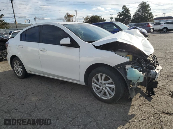 2012 Mazda 3 i Grand Touring with VIN JM1BL1W74C1664536, listed as a Copart auction lot 82973564 with 121,758 mi miles and Salvage Title. Bid and sale history available at carsss.com. Image 4.