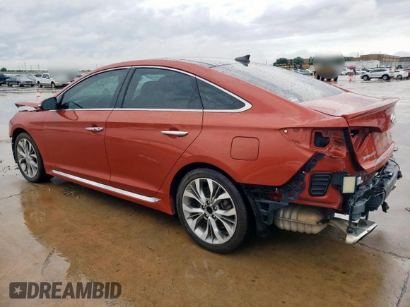 2015 Hyundai Sonata Sport z VIN 5NPE34AB8FH202424, wystawiony jako Copart lot #54832895 z przebiegiem 99 472 mil mil oraz Szkoda całkowita • Salvage title. Historia ofert i sprzedaży dostępna na DreamBid. Obrazek 2.