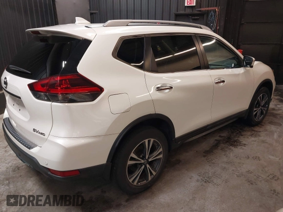2019 Nissan Rogue SL with VIN 5N1AT2MV1KC827435, listed as a IAAI auction lot 41480759 with 55,842 mi miles. Bid and sale history available at carsss.com. Image 4.