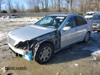 2006 Mercedes-Benz C 280 Luxury with VIN WDBRF92H66F779308, listed as a Copart auction lot 87382174 with 146,459 mi miles and Salvage Title. Bid and sale history available at DreamBid. Image 1.