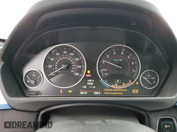 2014 BMW 4 Series 428i xDrive with VIN WBA3N5C59EF717159, listed as a Copart auction lot 44918735 with 86,101 mi miles and Salvage Title. Bid and sale history available at DreamBid. Image 9.