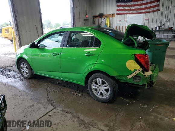 2015 Chevrolet Sonic LT with VIN 1G1JC5SHXF4147674, listed as a Copart auction lot 61539955 with 93,569 mi miles and Clean title. Bid and sale history available at DreamBid. Image 2.
