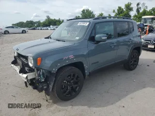 2018 Jeep Renegade Altitude with VIN ZACCJBBB2JPH73701, listed as a Copart auction lot 60709975 with 60,523 mi miles and Salvage title. Bid and sale history available at DreamBid. Image 1.
