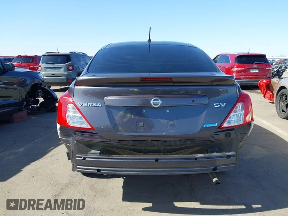 2015 Nissan Versa SV with VIN 3N1CN7AP5FL855424, listed as a IAAI auction lot 41974356 with 85,426 mi miles. Bid and sale history available at carsss.com. Image 17.
