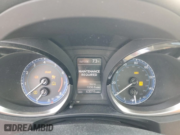 2016 Toyota Corolla L with VIN 2T1BURHE1GC715144, listed as a Copart auction lot 49419625 with 63,016 mi miles and Salvage Title. Bid and sale history available at DreamBid. Image 9.