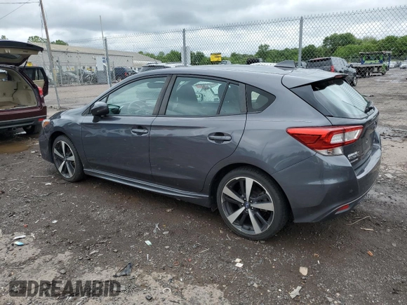2019 Subaru Impreza Special Sports with VIN 4S3GTAM6XK3751876, listed as a Copart auction lot 58803805 with 22,818 mi miles and Salvage title. Bid and sale history available at DreamBid. Image 2.