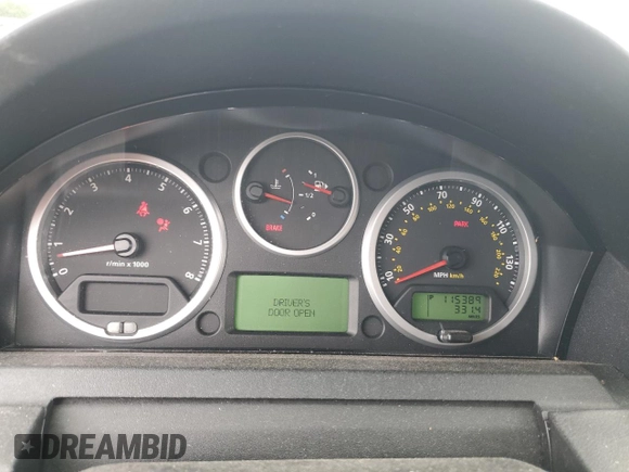 2008 Land Rover Range Rover Sport SC with VIN SALSH23498A129686, listed as a Copart auction lot 64208345 with 115,389 mi miles and Salvage title. Bid and sale history available at DreamBid. Image 9.