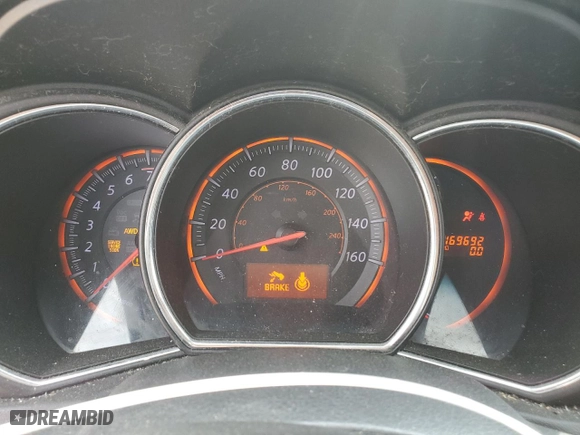 2010 Nissan Murano SL with VIN JN8AZ1MWXAW107171, listed as a Copart auction lot 51634435 with 169,692 mi miles and Salvage Title. Bid and sale history available at carsss.com. Image 9.