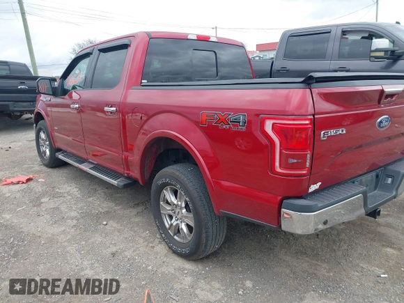 2016 Ford F-150 XLT with VIN 1FTEW1EG8GKF60962, listed as a IAAI auction lot 41826751 with 39,252 mi miles. Bid and sale history available at carsss.com. Image 3.