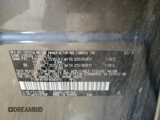 2015 Toyota RAV4 LE z VIN 2T3BFREV6FW300470, wystawiony jako Copart lot #58088395 z przebiegiem Nie podano mil oraz Szkoda całkowita • Salvage title. Historia ofert i sprzedaży dostępna na DreamBid. Obrazek 13.