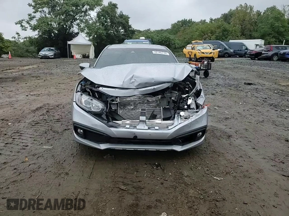 2019 Honda Civic Sport with VIN 2HGFC2F80KH583583, listed as a Copart auction lot 72145774 with 61,228 mi miles and Salvage title. Bid and sale history available at DreamBid. Image 10.