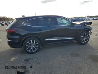2022 Acura MDX w/Technology Package with VIN 5J8YE1H45NL037697, listed as a Copart auction lot 87416494 with 16,762 mi miles and Salvage Title. Bid and sale history available at carsss.com. Image 3.